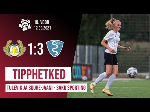 NML 19. voor: JK Tulevik ja Suure-Jaani ÜN - Saku Sporting 1:3 (12.09.2021)