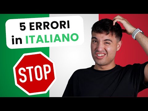 5 MISTAKES YOU MAKE IN ITALIAN | 5 errori da evitare in Italiano (ita audio)