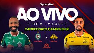 AO VIVO E COM IMAGENS: CONCÓRDIA X CRICIÚMA |  TAÇA ACESC | CATARINENSE