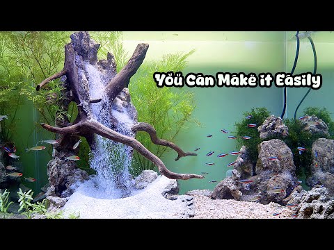 DIY Sand Waterfall Aquarium - Building a Sand Waterfall Aquarium
