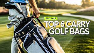 Top 6 Best Carry Golf Bag 2026!