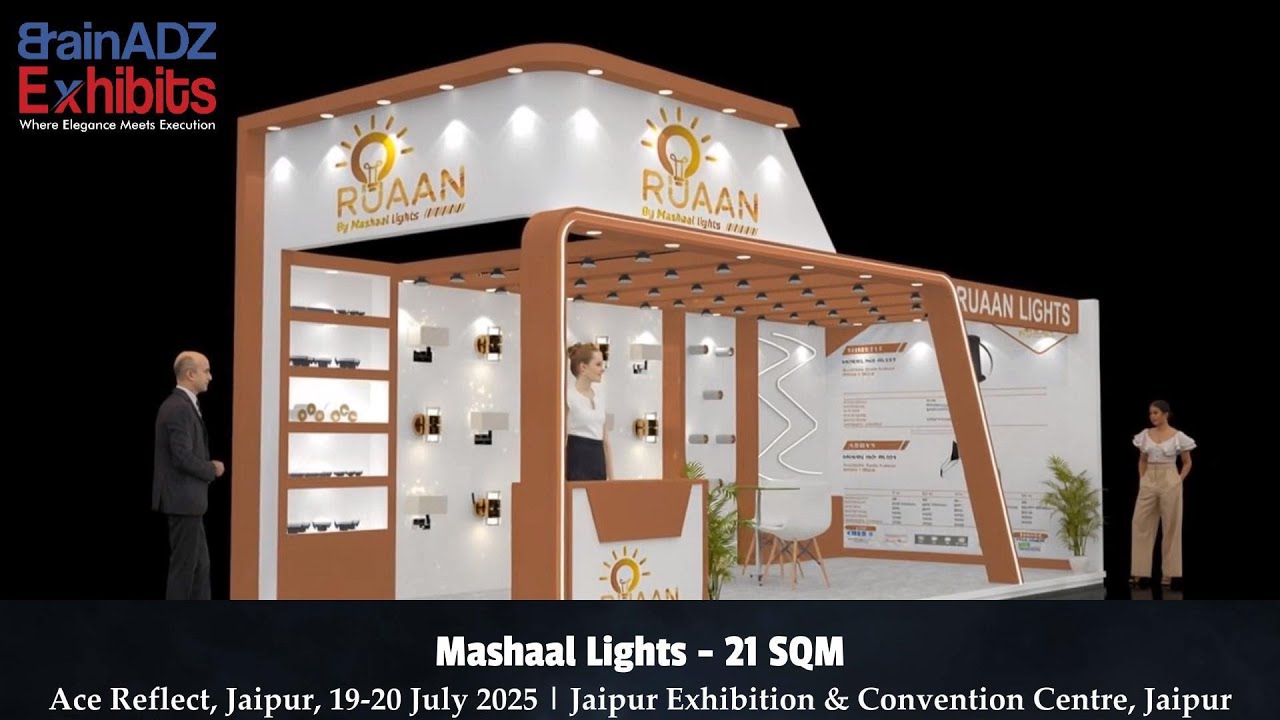 Mashaal Lights at ACE Reflect 2025 – Designed & Built by BrainADZ Exhibits