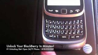 How to Unlock Blackberry Torch 9810 for all Gsm Carriers using an Unlock Code
