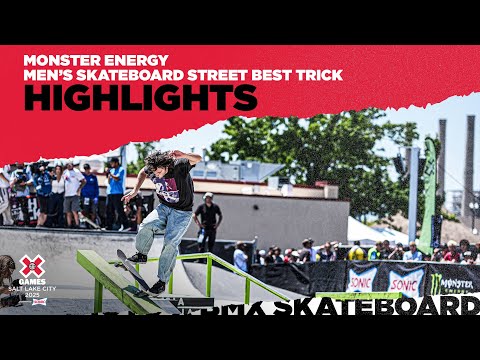 BEST OF Monster Energy Men’s Skateboard Street Best Trick | X Games Salt Lake City 2025