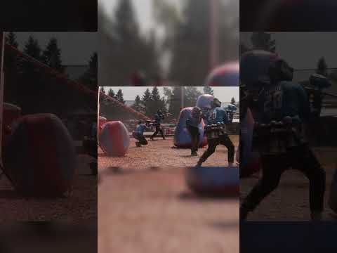 Breaking out! Play Paintball.