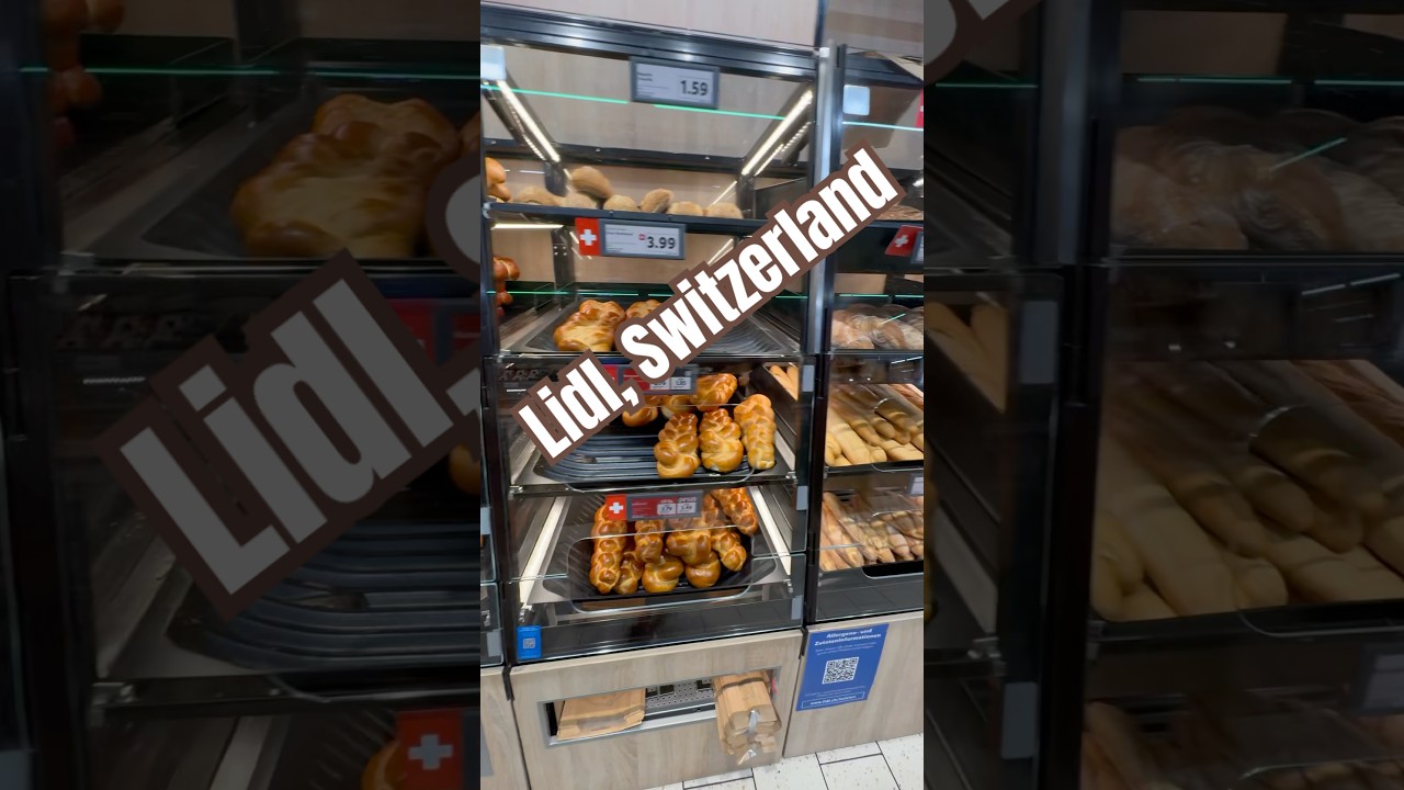 Lidl Switzerland bakery section #lidl #switzerland #bakery #swiss #lidl #bread #croissant #shorts
