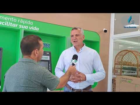 Vereadores marcam presença na inauguração da agência da Sicredi Ibiraiaras em Campina Verde