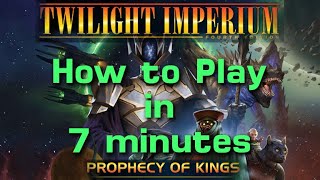 How to Play TI4: Prophecy of Kings in 7 minutes