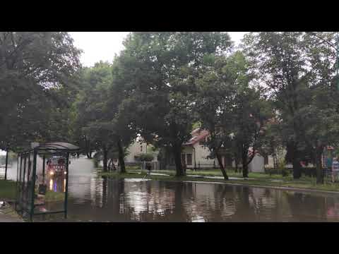 ul. Barska w Nowym Sączu zalana - 24.06.2021