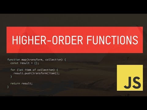 Higher-order Functions in Javascript