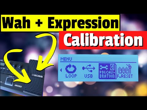 Boss GT-1 Wah & Expression Pedal Calibration & Setup