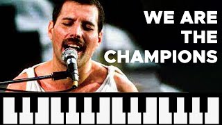 Melódica 👑 Queen 🏆 We are the Champions 🎹 TUTORIAL con NOTAS