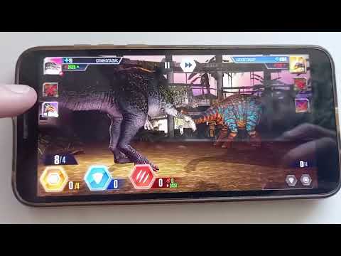 Ophiacomimus 40 Level defeated Apatosaurus! Jurassic World the Game. New strongest dinosaurus!