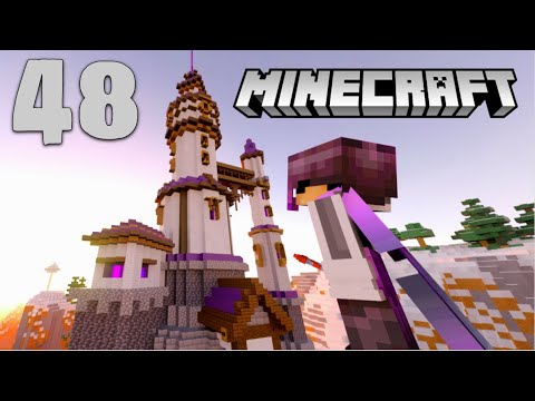 Xbite208 - How to Build a MEGA WIZARD TOWER in Survival Minecraft! Minecraft Bedrock Survival LET'S PLAY [48]