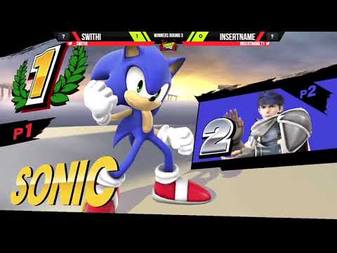 September '17 Ranbat - Swithi (Sonic) vs Insertname (Ike) - Winner's Quarters