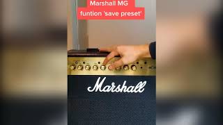 Video thumbnail for MARSHALL MG SAVE PRESET FUNCTION by SeaMusician