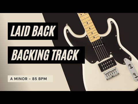 Laid Back Groove Backing Track in Am