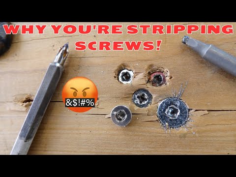 The Top 5 reasons you’re Stripping Screws