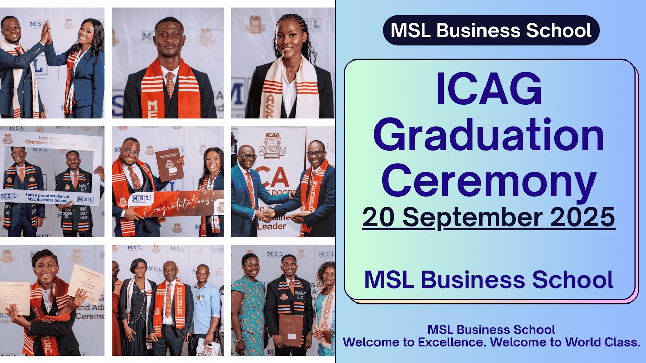 Watch the ICAG graduation highlights from 20 September 2025