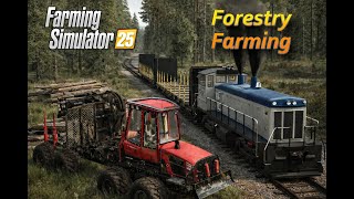 Restoring old railroad lines to use -Tässi Farm map - Farming Simulator 25 #farmingsimulator #fs25