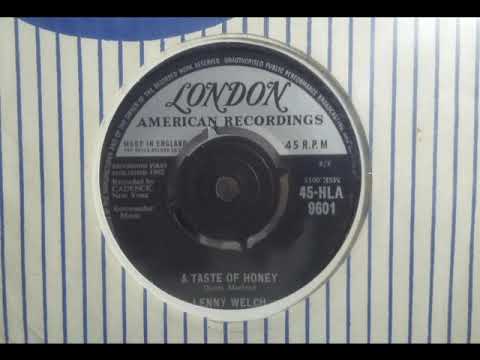 Popcorn - LENNY WELCH - A Taste Of Honey - LONDON HLA 9601 UK 1962 Soul Beatles