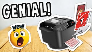 GENIAL: Der ultimative KARTEN MISCHER + KARTEN AUSTEILER !!! | Spielregeln TV (Automat im Live Test)