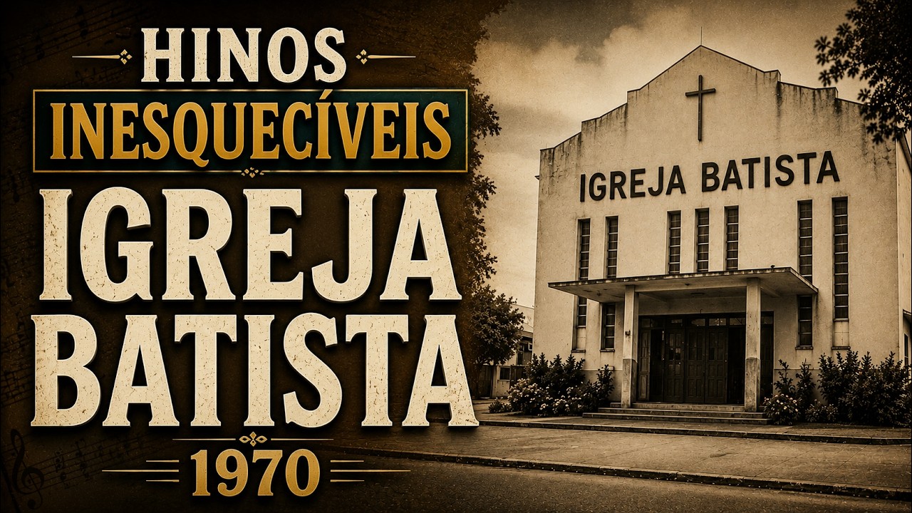 HINOS INESQUECÍVEIS DA IGREJA BATISTA • ANOS 1970 | Uma Experiência Sonora Inspirada na Época