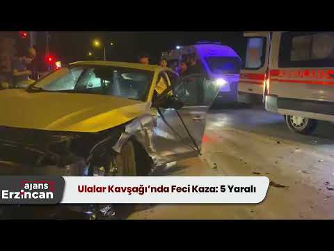 Ulalar Kavşağı’nda Feci Kaza: 5 Yaralı