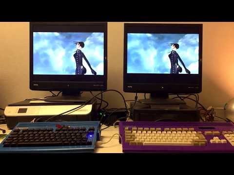 Kioea by MadWizards. Vampire 600 v2 vs - Amiga A1200 060/50