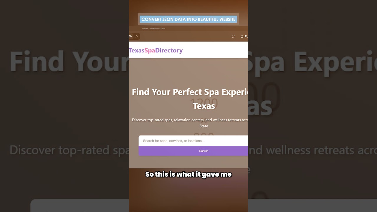 Convert JSON Data into Beautiful Website #webdevelopment #wordpress #json