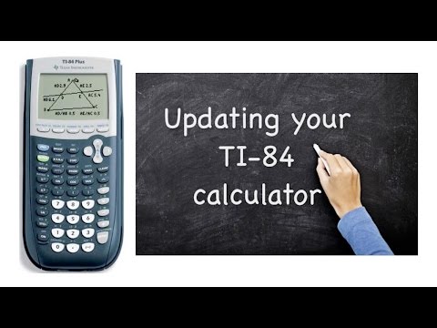 TI-84 updating the OS operating system