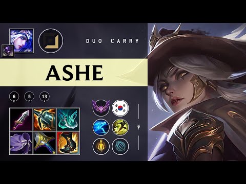 Ashe ADC vs Cassiopeia - KR Master Patch 25.24