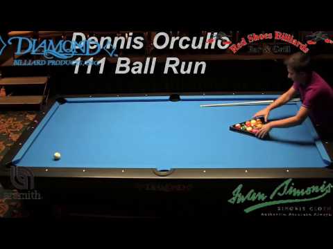 Dennis Orcullo 111 Ball run in straight pool