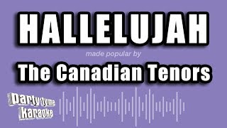 The Canadian Tenors - Hallelujah (Karaoke Version)