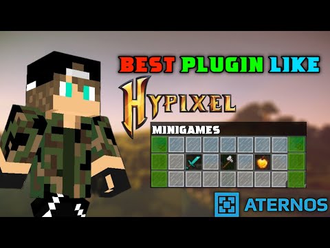 New Hypixel-Level GUI Plugin for Aternos Server!!