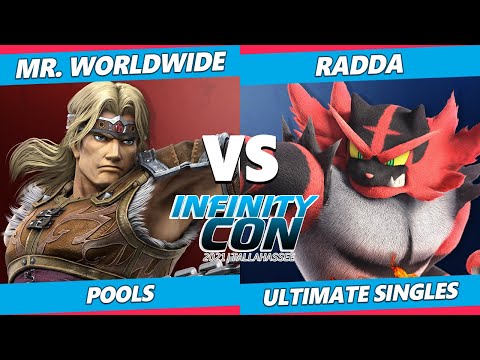 Infinity Con 2021 - Mr. Worldwide (Simon) Vs. Radda (Incineroar) SSBU Ultimate Tournament