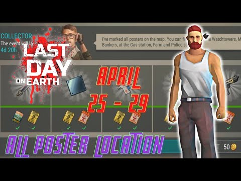All Poster Locations | Collector S.21 | Last Day On Earth Survival