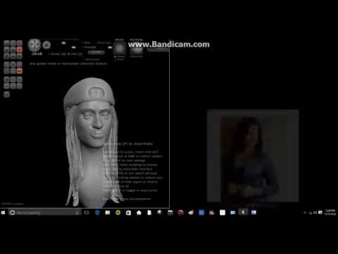 "iiSuperwomanii" Lilly Singh in Sculptris Timelapse