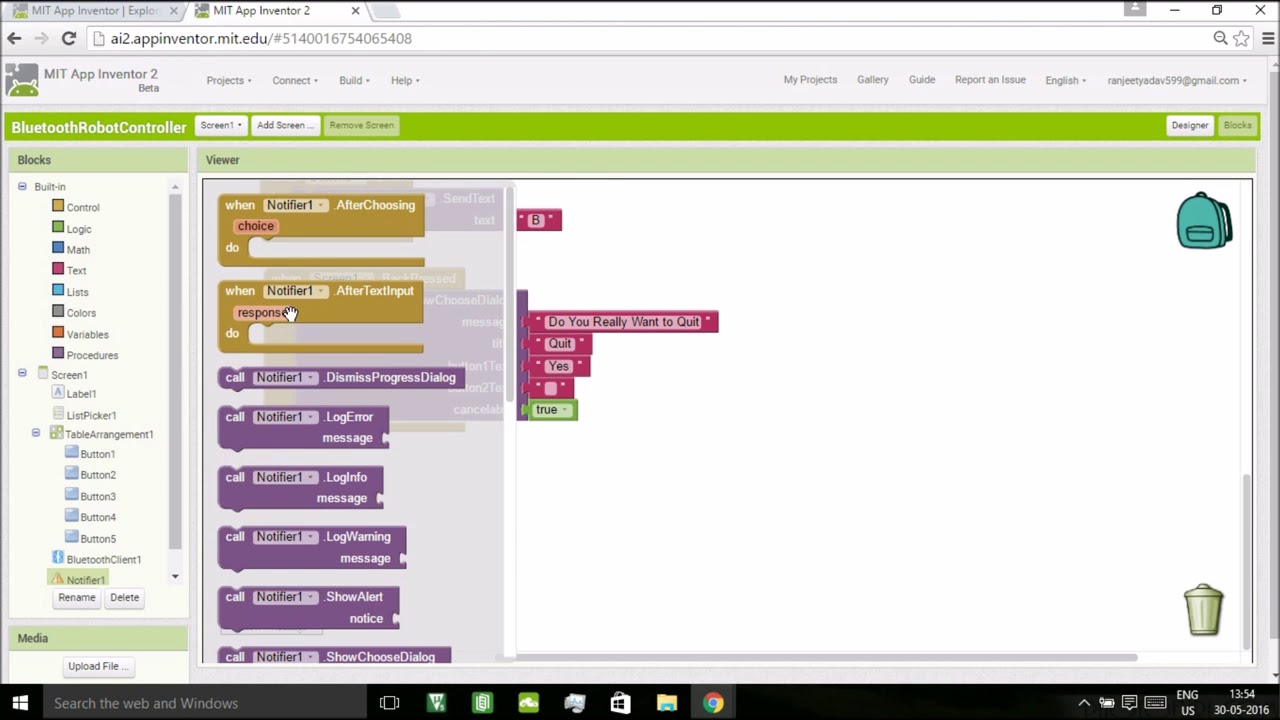 Back Button Problem Solved   MIT App Inventor