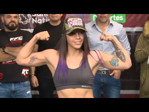 Paula Luna - Weigh-in - (Reto de Campeones 2) - /r/WMMA