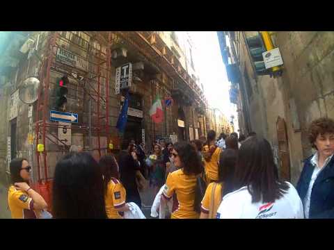 Borgo San Panfilo - Backstage della premiazione del gruppo musici e sbandieratori (2 maggio 2015)