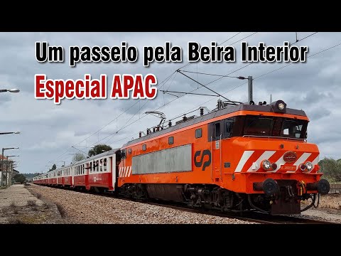 CP2610 e carruagens Schindler num passeio pela Beira Interior