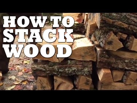 The BEST Way To Stack Wood