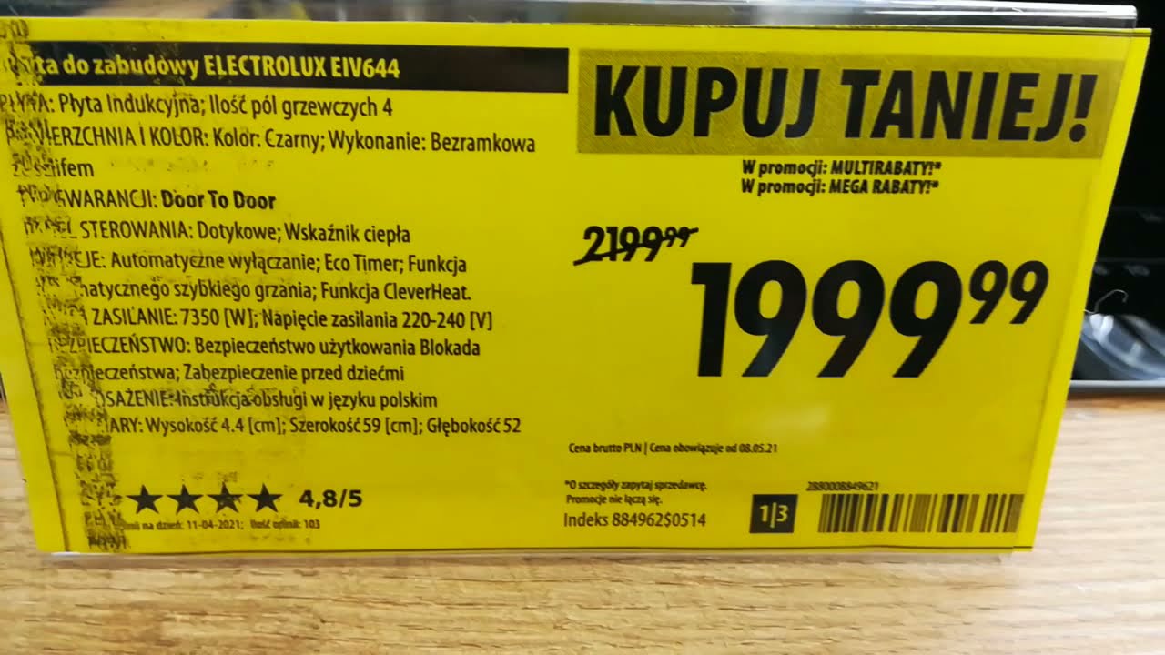 płyta indukcyjna 60 cm a 80 cm  #indukcja