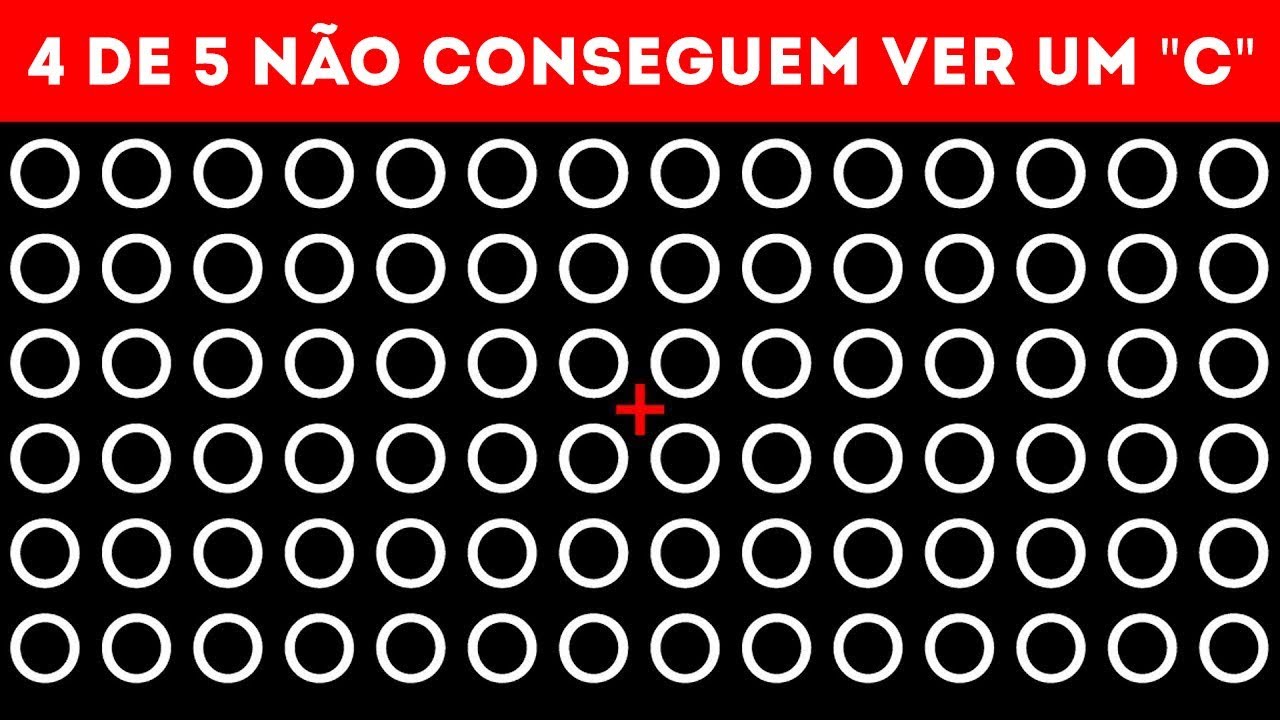 Somente os 4% Mais Atentos Passarão Neste Teste