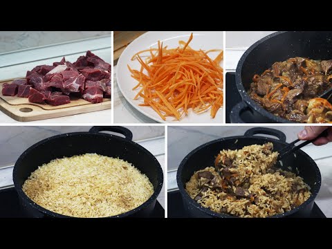How to make Homemade Pilaf (Pulao, Palov, Plov, Osh)