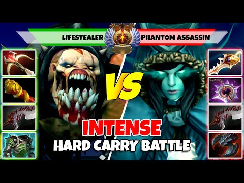 LIFESTEALER (Carry) vs PHANTOM ASSASSIN (Carry) - Battle Of Immortal Rank Dota 2 Players - Z Dota 2