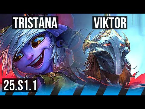 TRISTANA vs VIKTOR (MID) | Dominating | NA Grandmaster | 25.S1.1