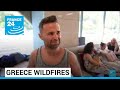 Some 82 wildfires across Greece, the worst fire has been burning on the island of Rhodes