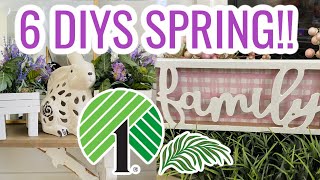 🌿6 DIY DOLLAR TREE DECOR CRAFTS~SPRING Decor 🌿Olivia's Romantic Home DIY